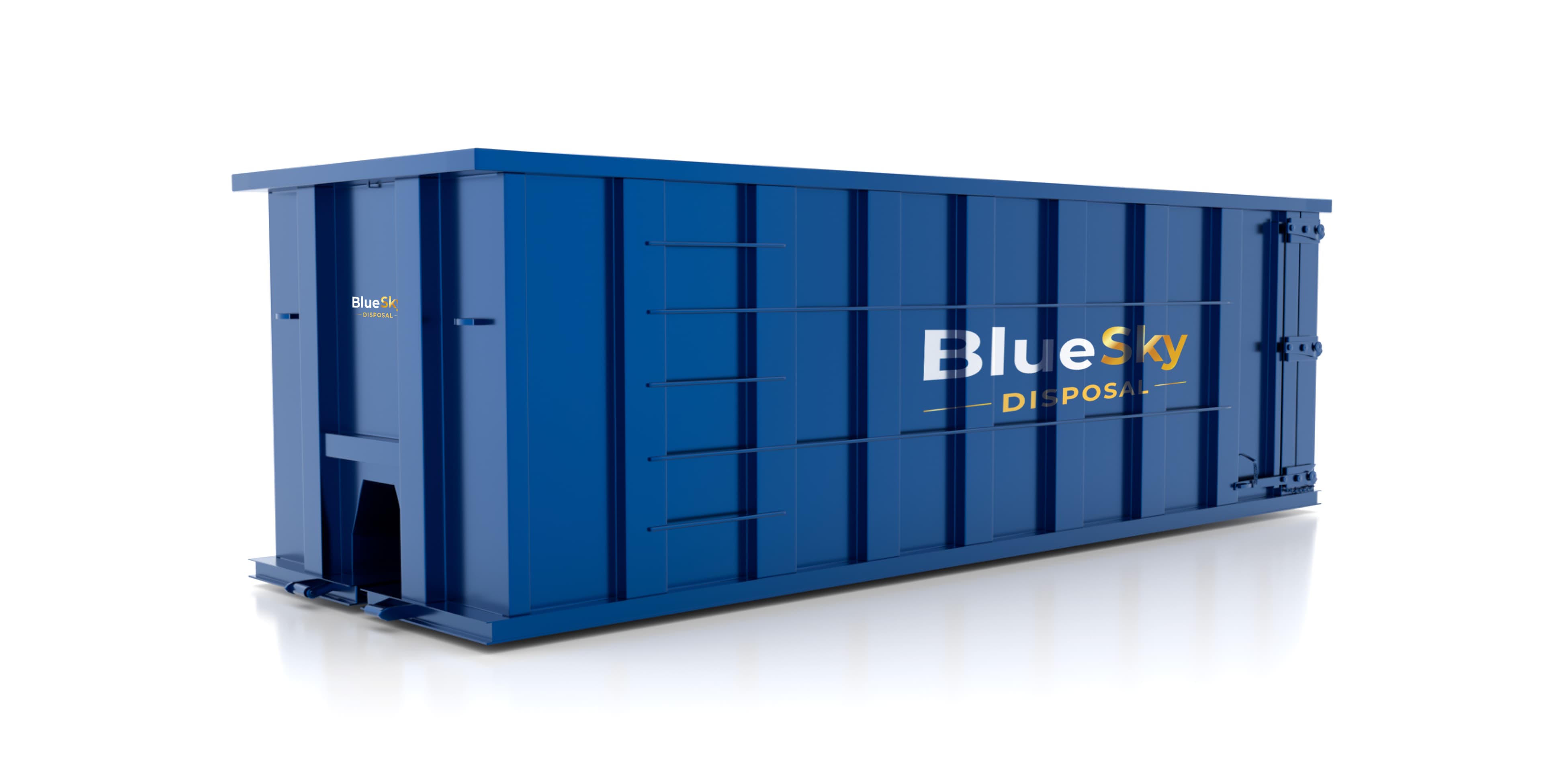 Blue Sky Disposal 40-yard roll-off dumpster