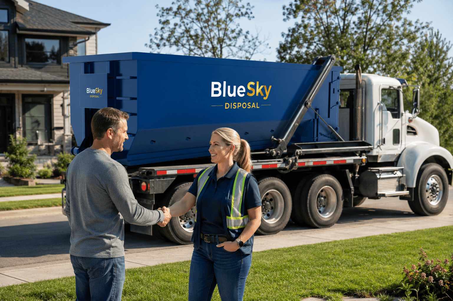 Blue Sky Disposal sustainable dumpster solutions Michigan