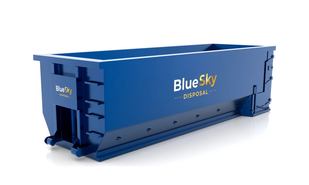 Blue Sky Disposal 30-yard roll-off dumpster