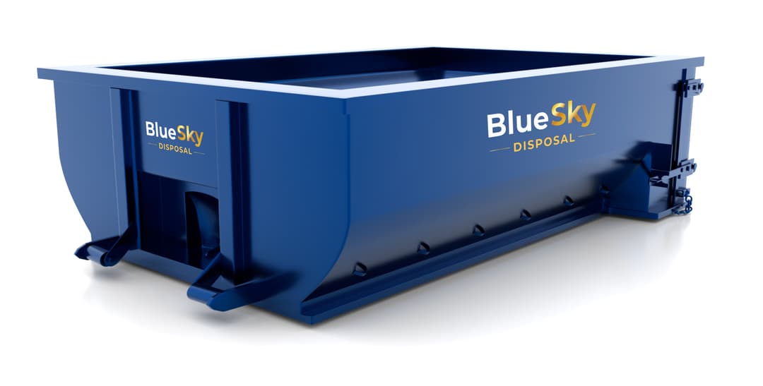 Blue Sky Disposal 10-yard roll-off dumpster
