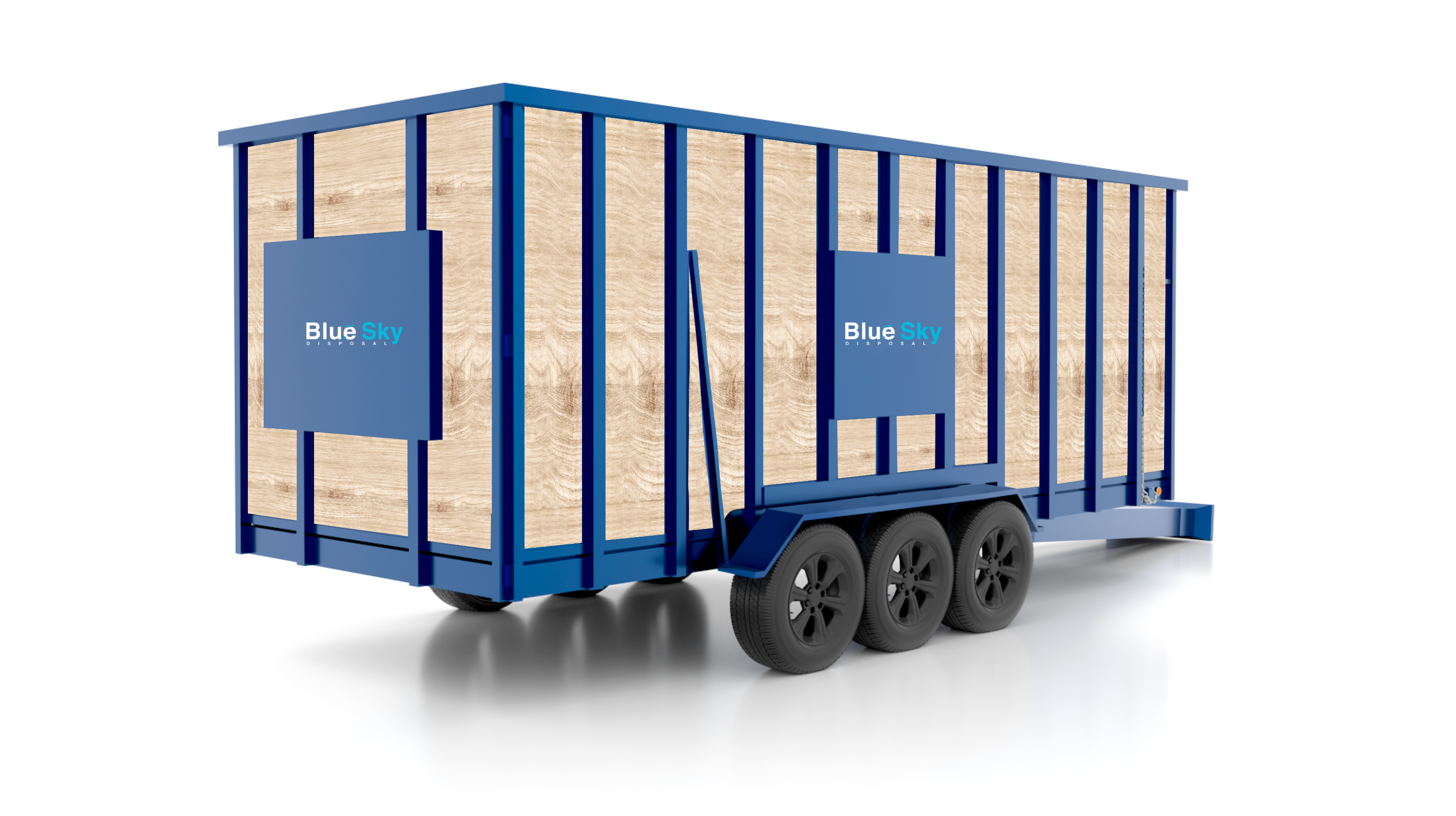 Rubber-Wheeled Dumpsters